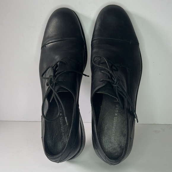 ❤️JOHN VARVATOS Hand Made in Italy Black Leather Oxford Shoes 10 John Varvatos Oxfords & Derbys for Men on Sale up to 90% Off  main image 3